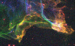 Cygnus Loop Supernova Shockwave. Credit: NASA, HST, WFPC2, Jeff Hester