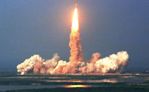 Launch of the Space Shuttle Discovery. Credit: Courtesy KSC, NASA